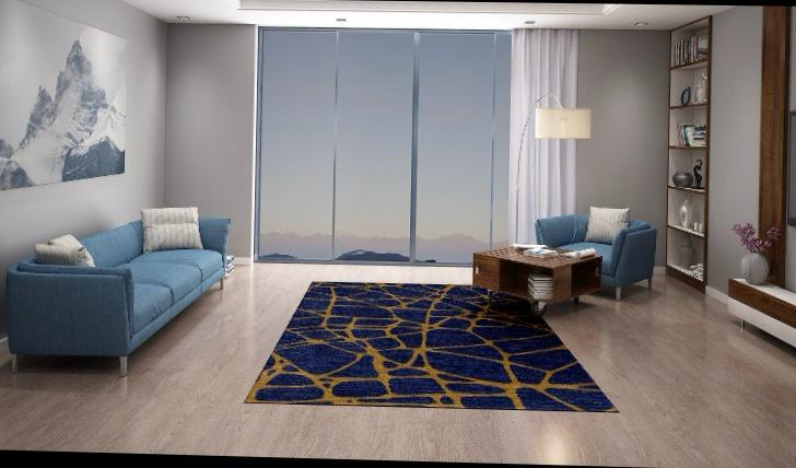 Handcrafted Nepali carpet showcase